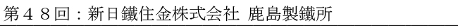 第48回：新日鐵住金株式会社 鹿島製鐵所